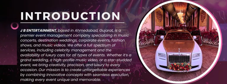 J B ENTERTAINMENT AND EVENT MANAGEMENT in Ahmedabad