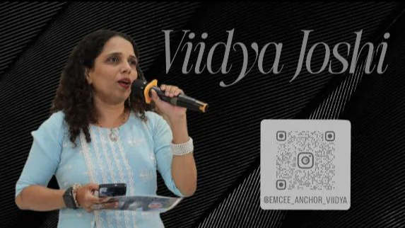 Emcee Anchor Vidya in Mumbai