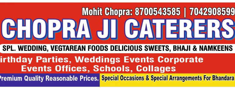 CHOPRA JI CATERERS in New Delhi