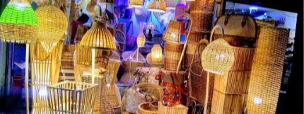Cane and bamboo handicraft in Hyderabad