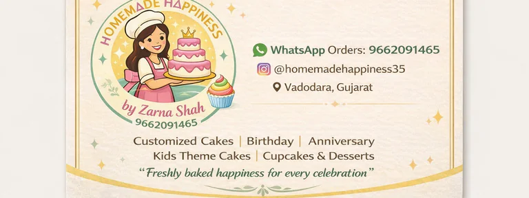 Home made happiness-cakes