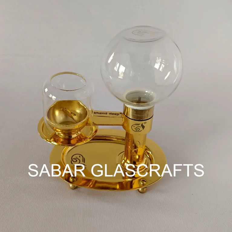 Brass Akhand diya 250ml. oil capacity