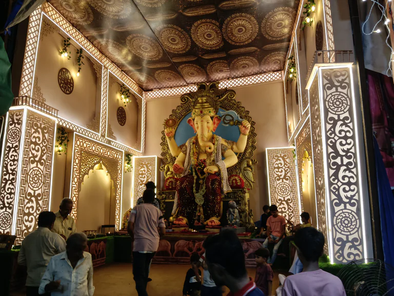 Rajmahal for ganpati pandal