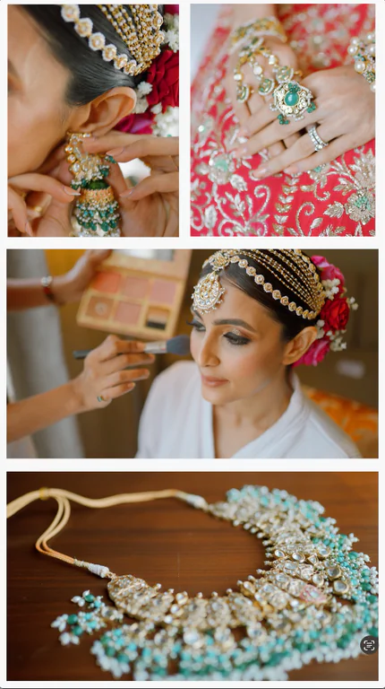 Bride Getting Ready