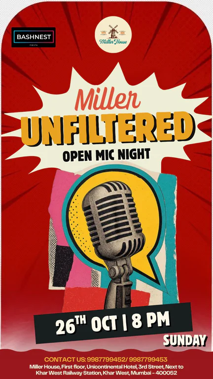Open Mic Standup Event in Khar (w) Mumbai