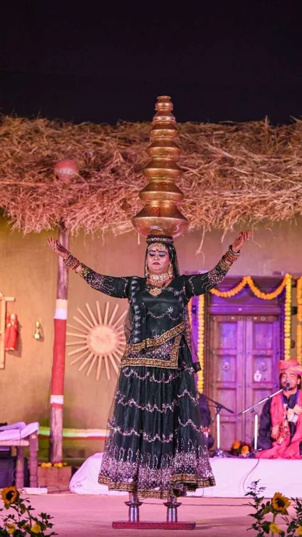 Bhavai dance is singer