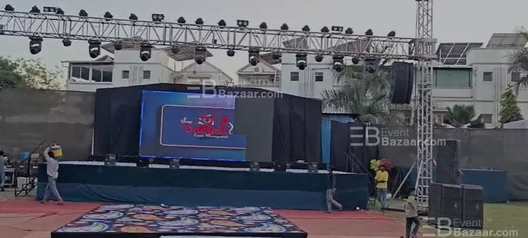 LED Walls, Audio Transmission System, Truss And Lights