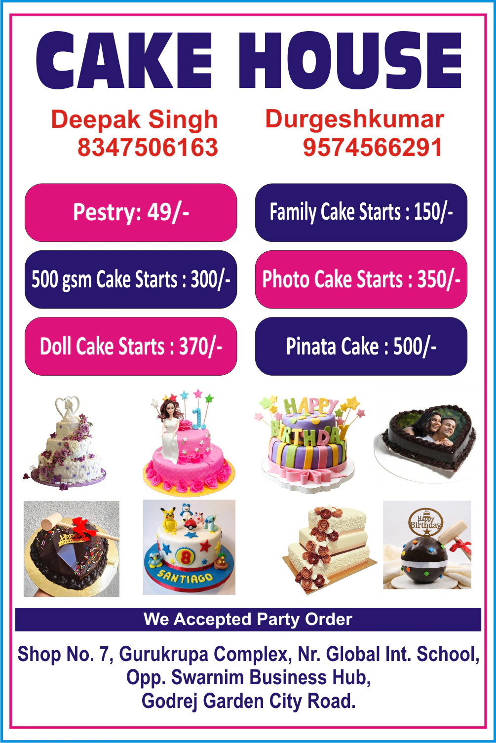 Cake House( Live Cake Shop)