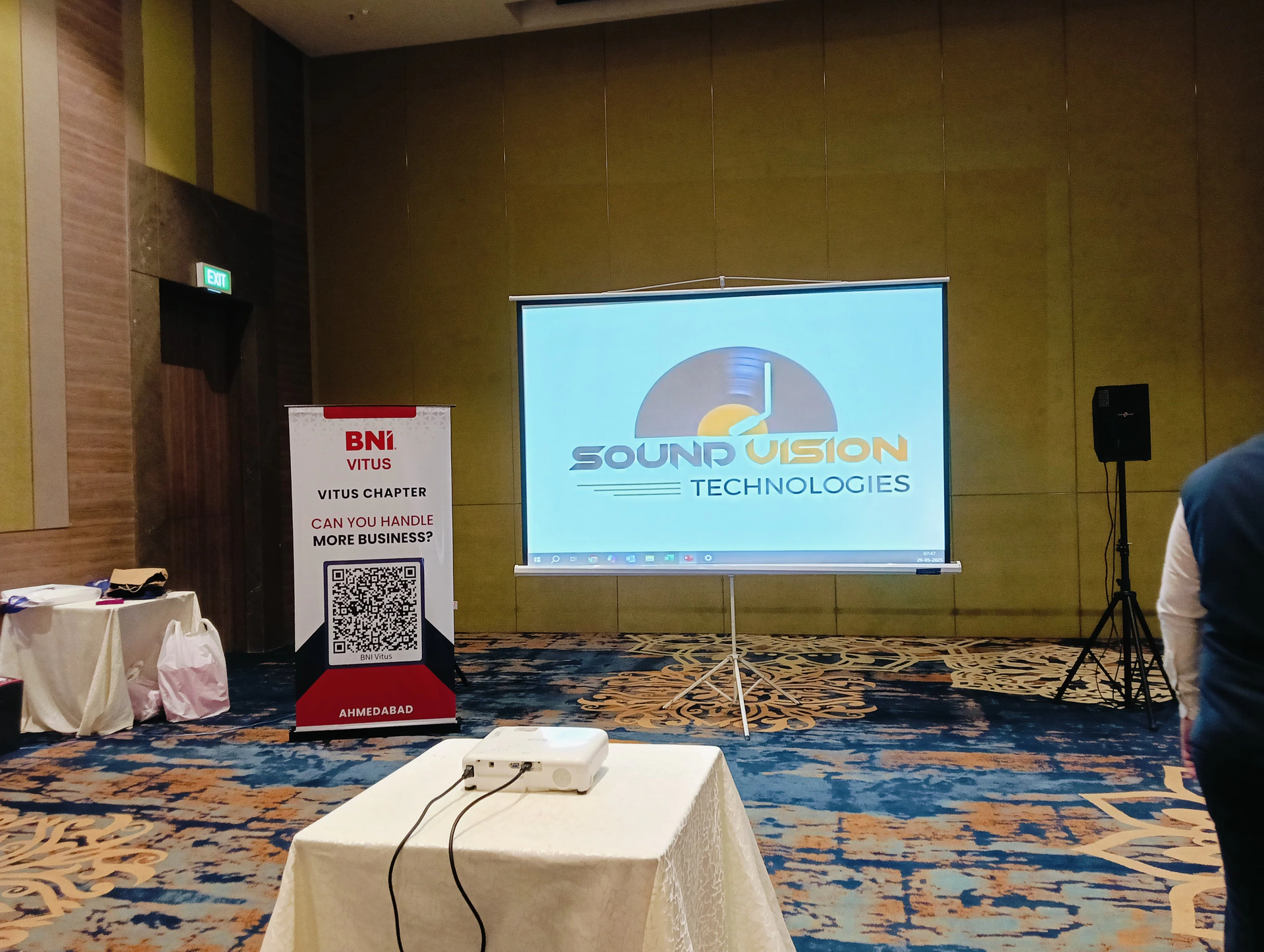 Bni meeting set up