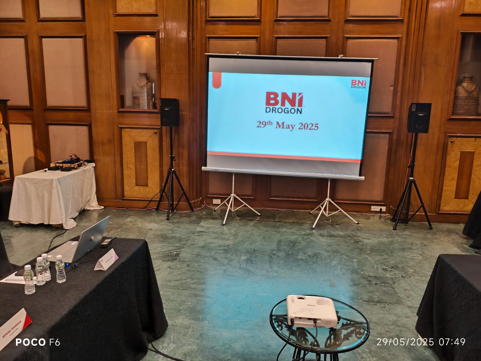 Bni meeting set up photo 1