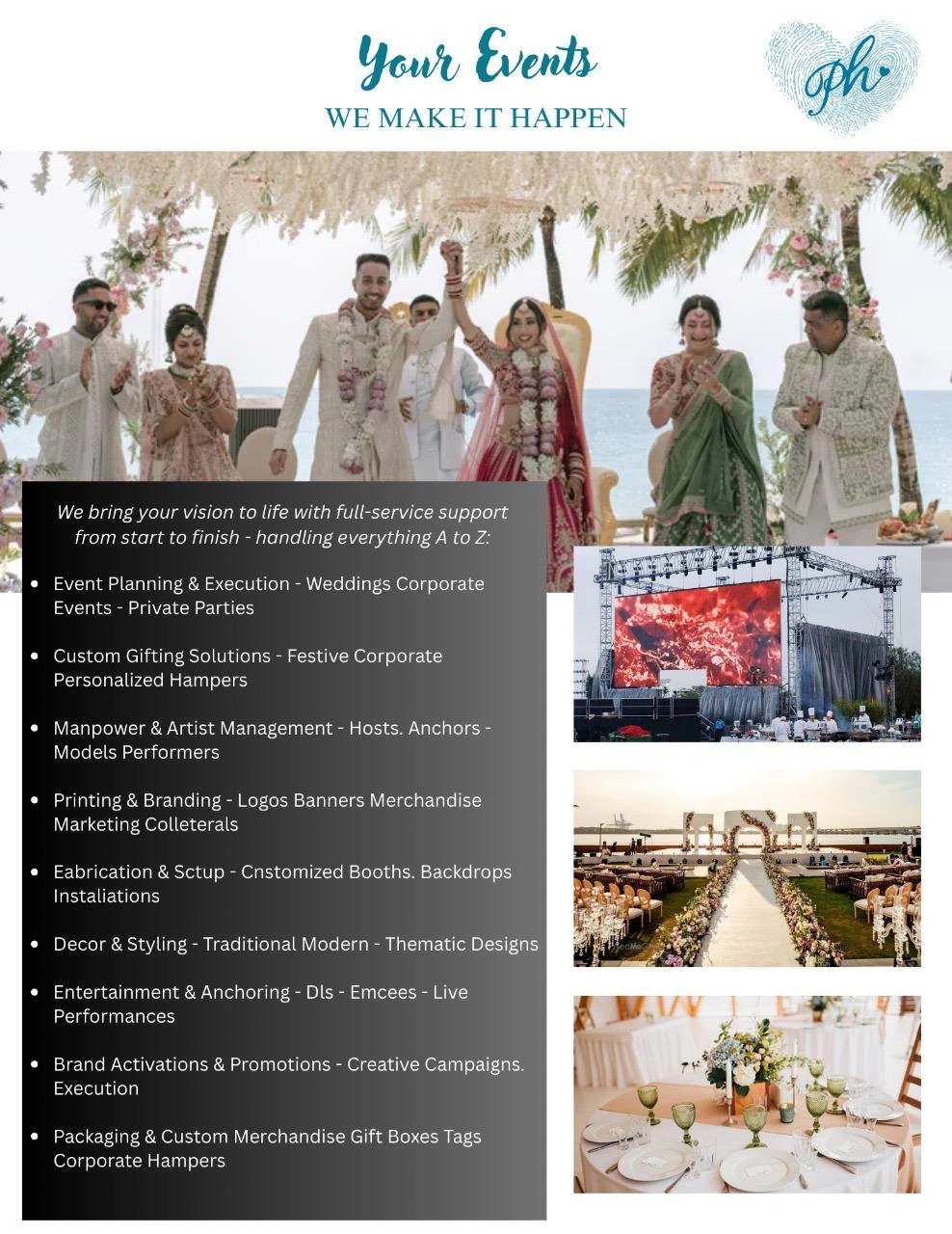 Perfect Happening's - Wedding