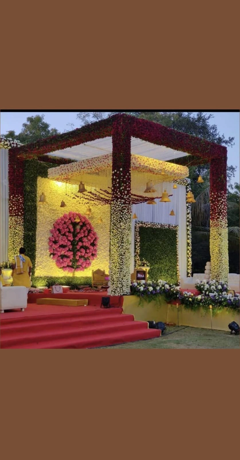 Flower decoration Wedding chori entrance  photo 3