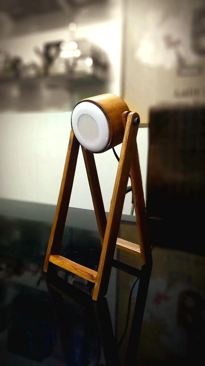 Cane and bamboo light 