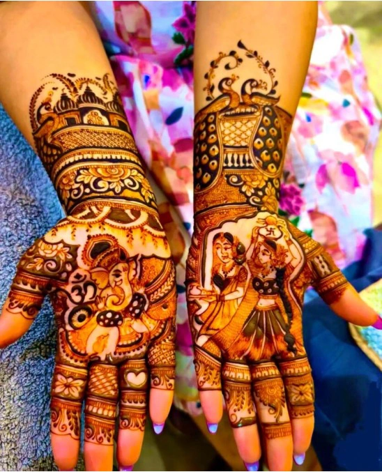 Mehndi art