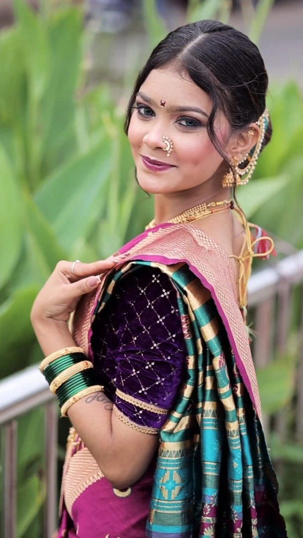 ✨ Marathi look ✨ Traditional vibes 