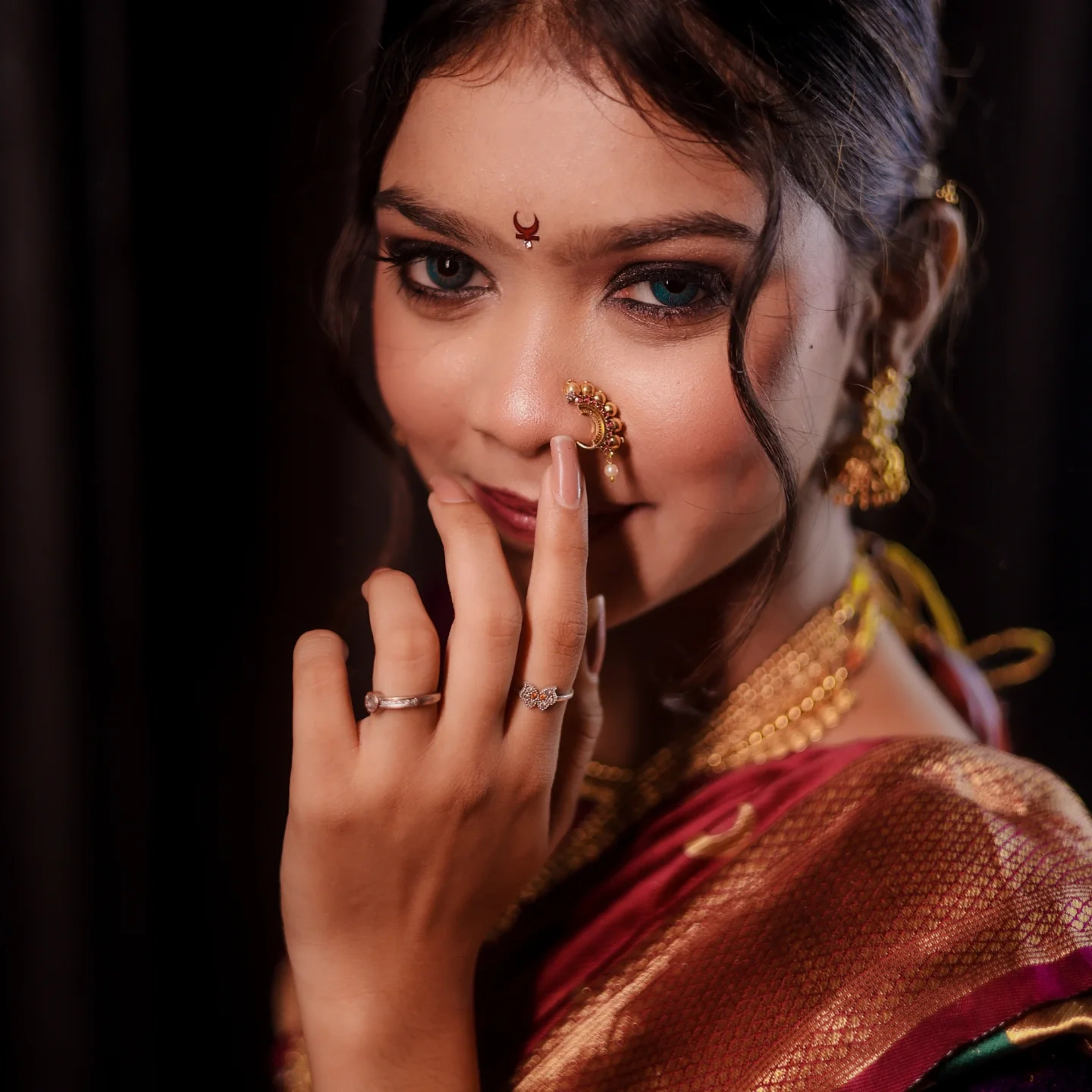 ✨ Marathi look ✨ Traditional vibes  photo 3