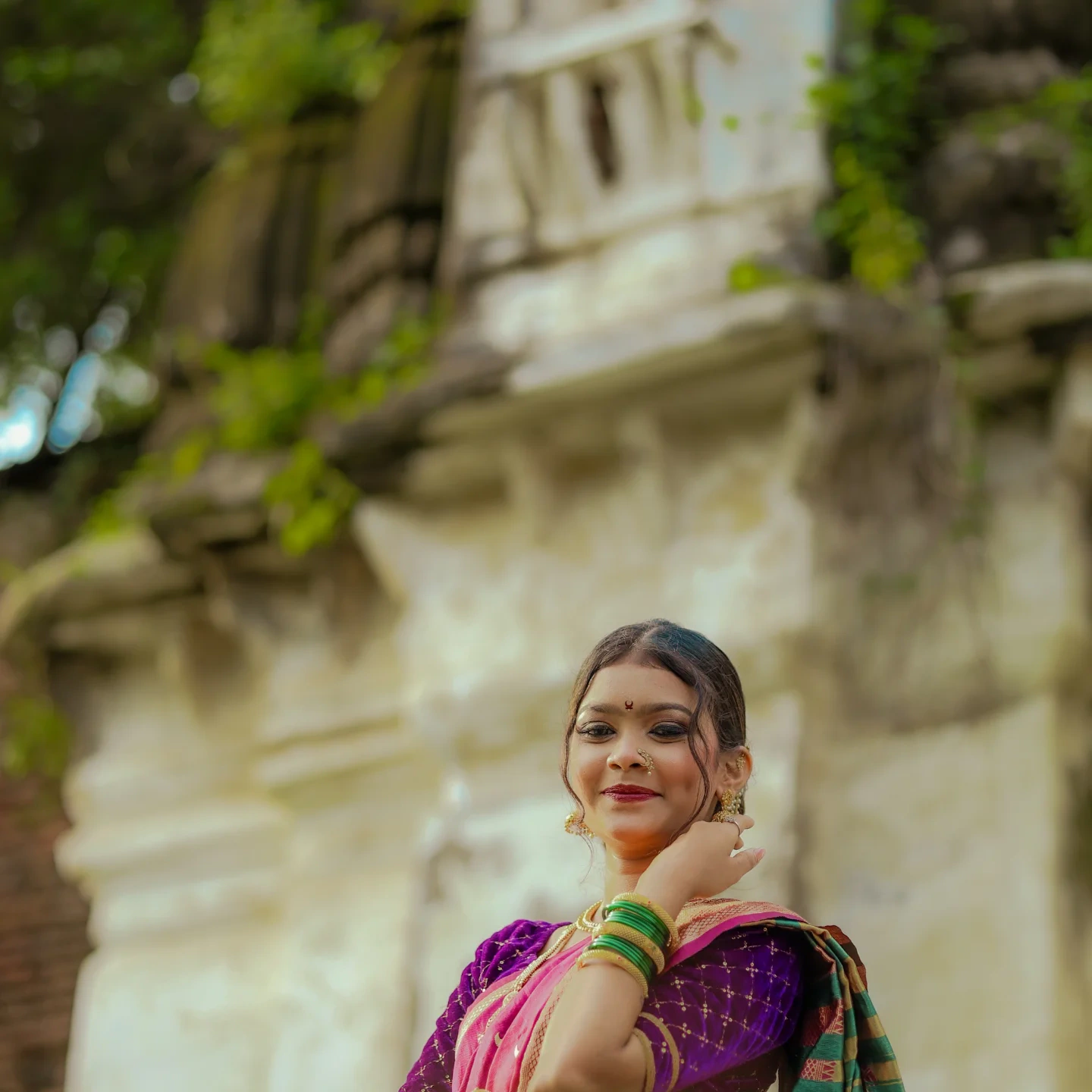 ✨ Marathi look ✨ Traditional vibes  photo 4