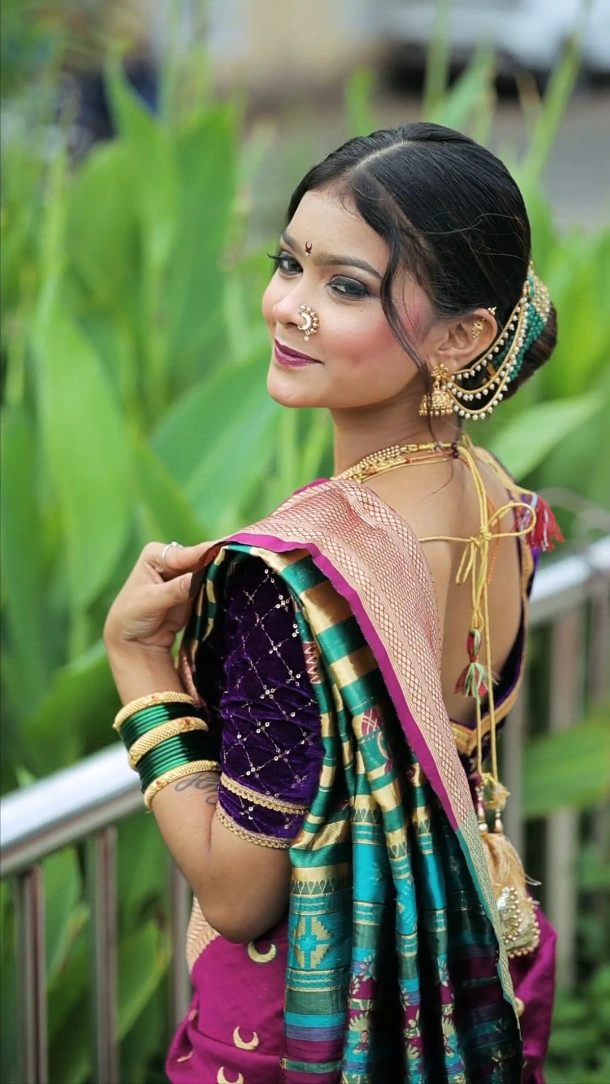 ✨ Marathi look ✨ Traditional vibes  photo 2