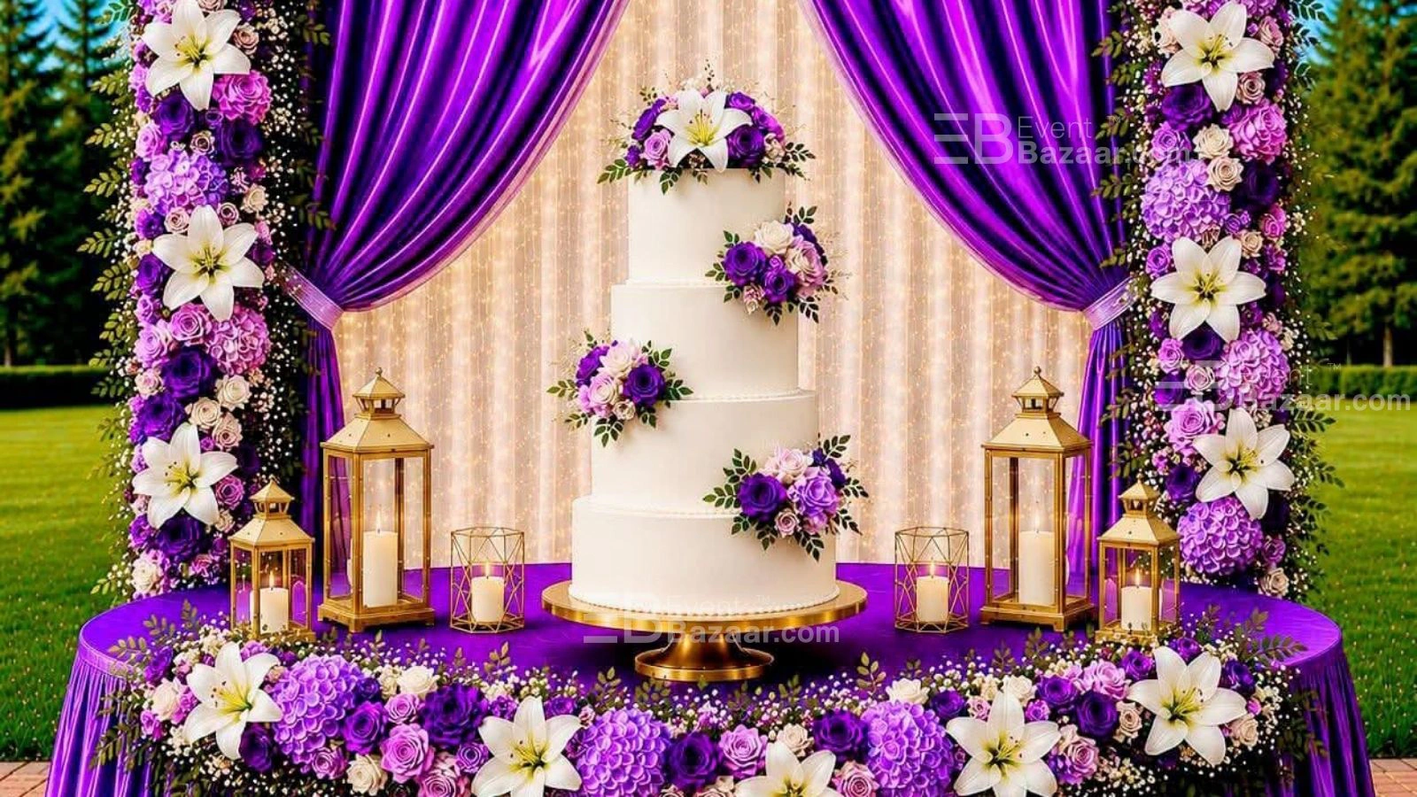 Destination wedding stage