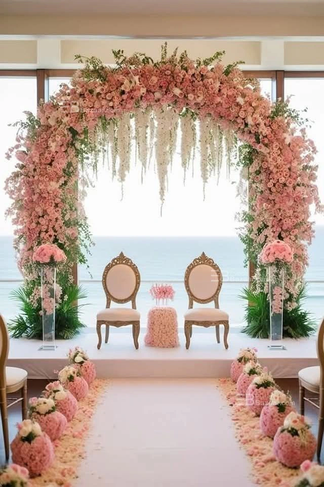 Destination wedding stage photo 13