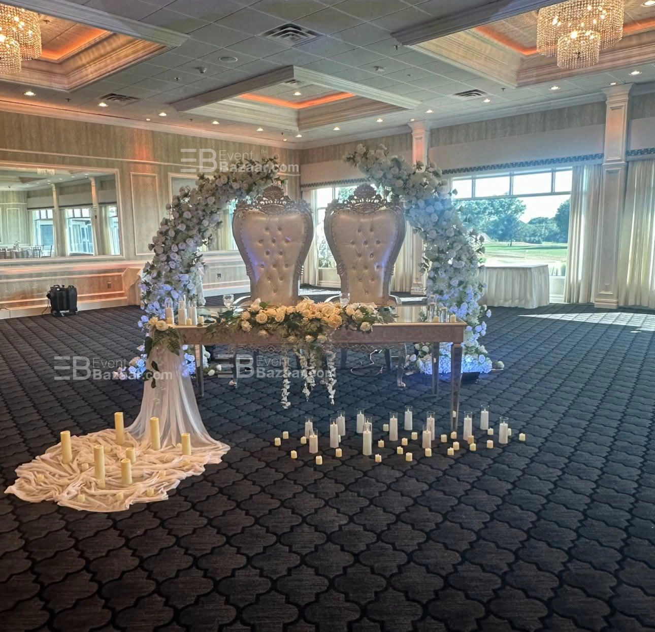 Destination wedding stage photo 1