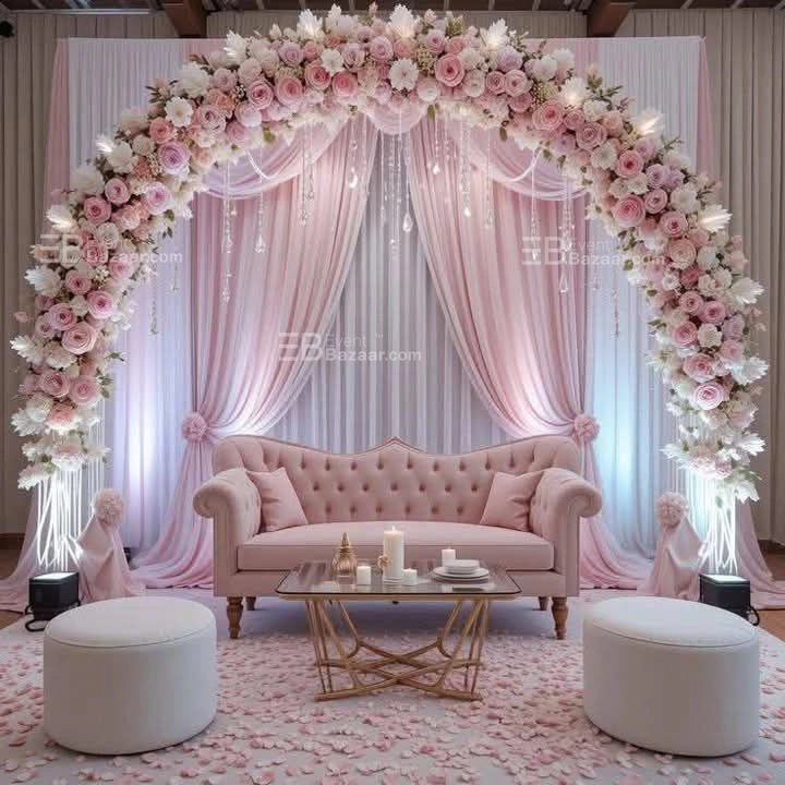 Destination wedding stage photo 19