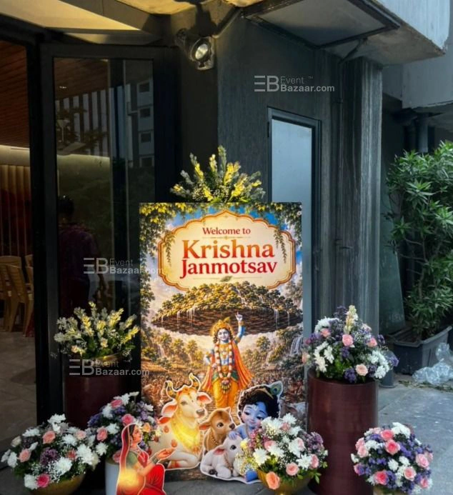 Janmashtami celebration decoration