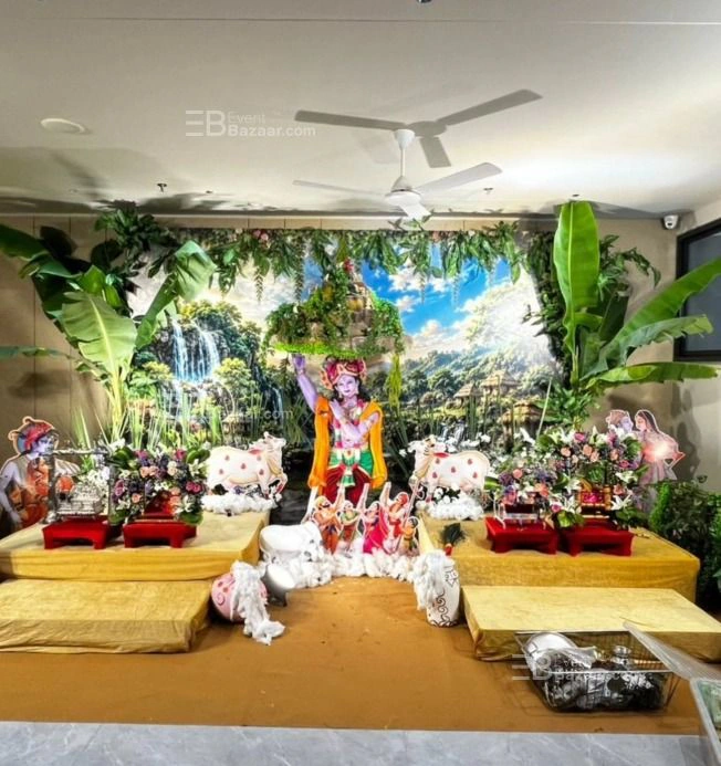 Janmashtami celebration decoration photo 2