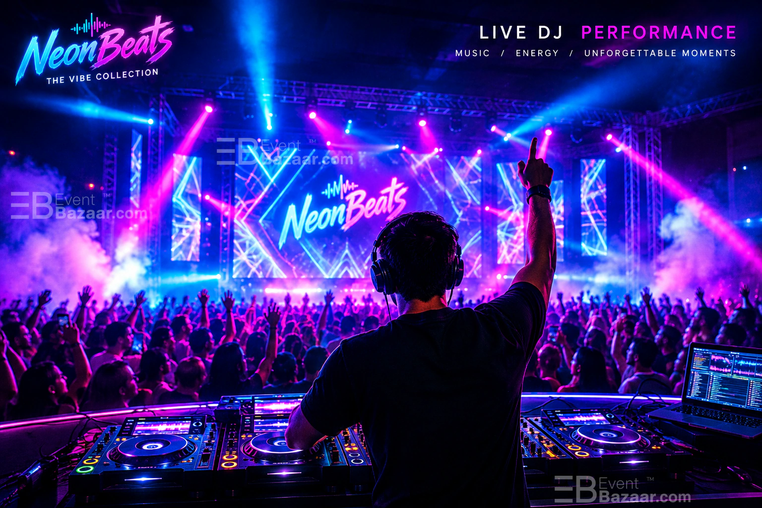 Neon Nights — perfect for clubbing and nightlife.