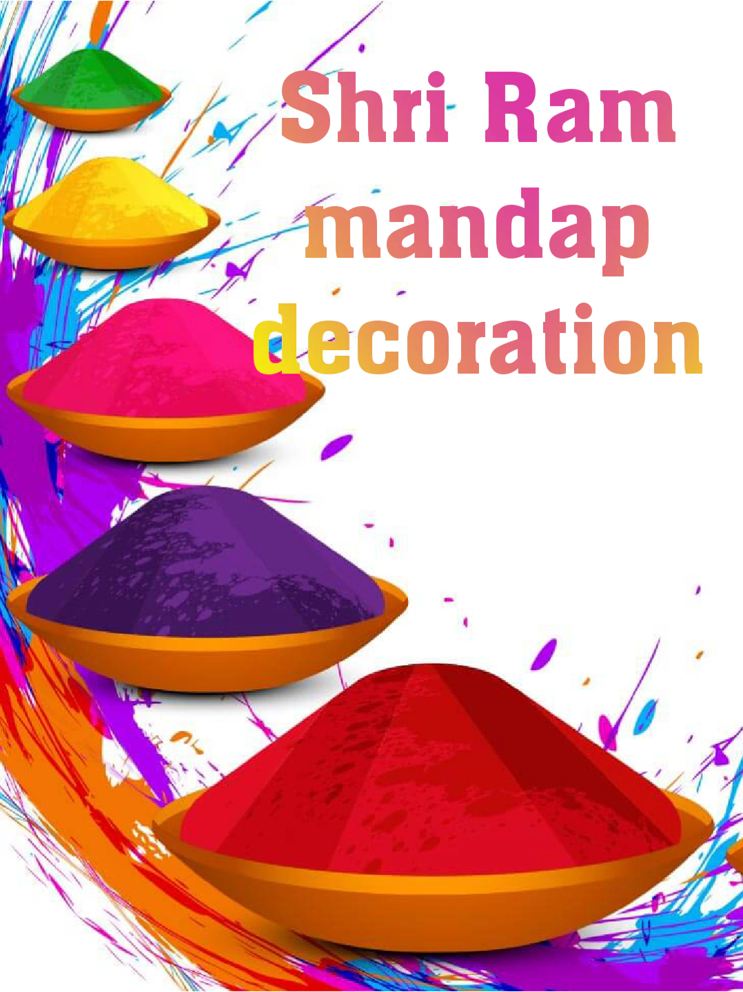 Shri Ram Mandap decoration 