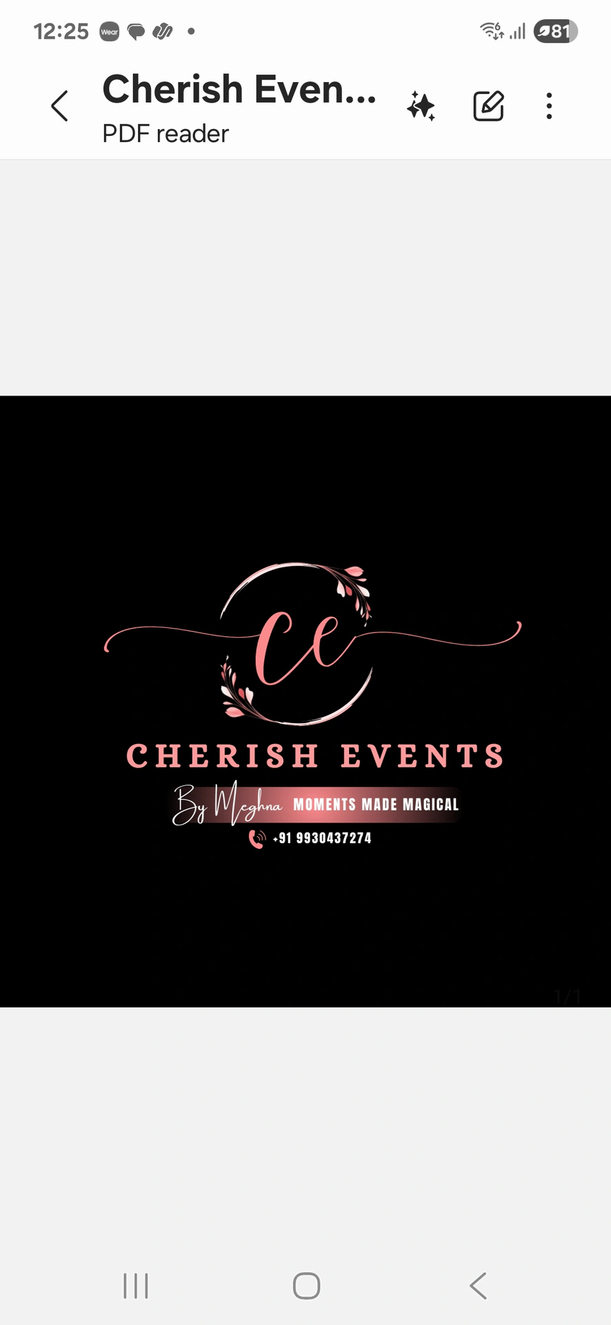 Cherish Events By Meghna