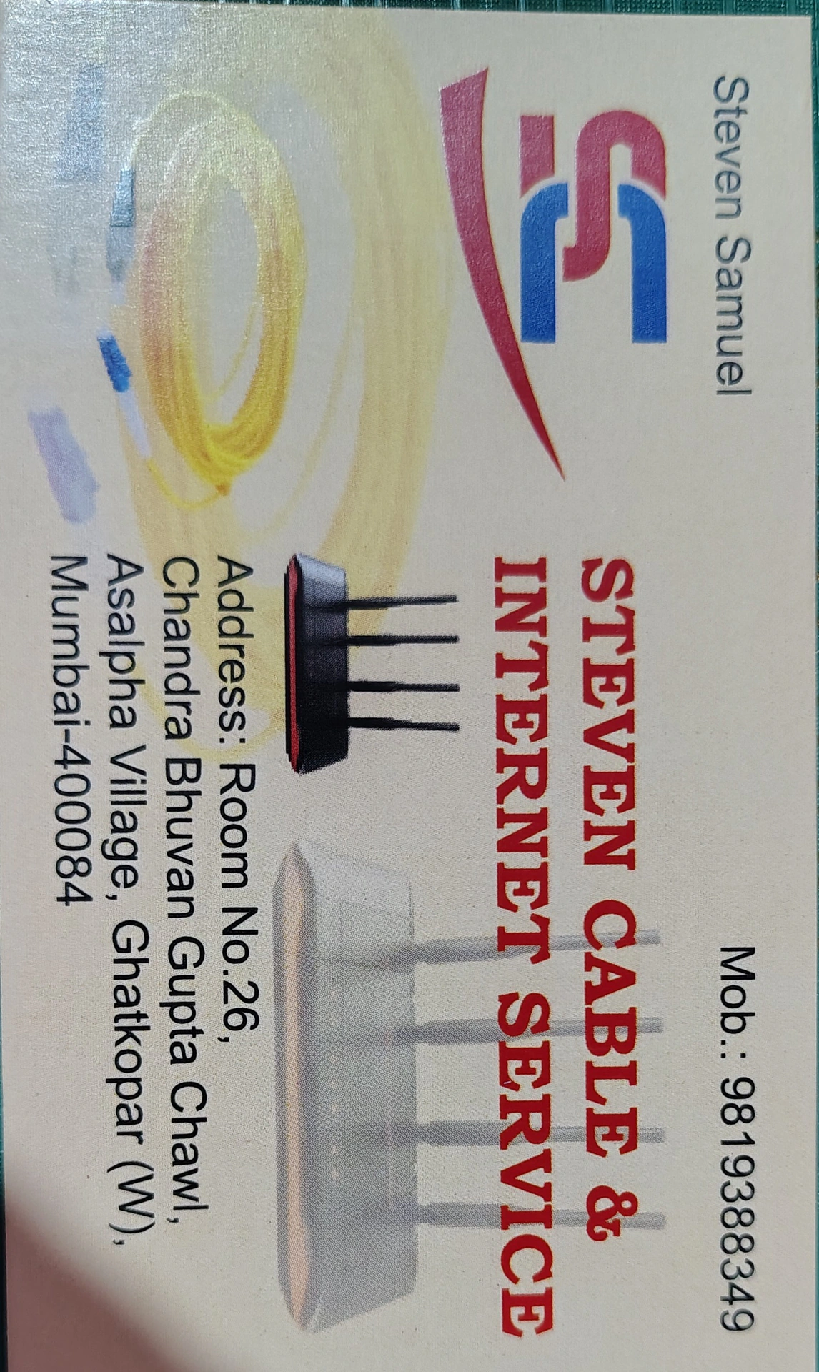 Steven Cable Intarnet Service