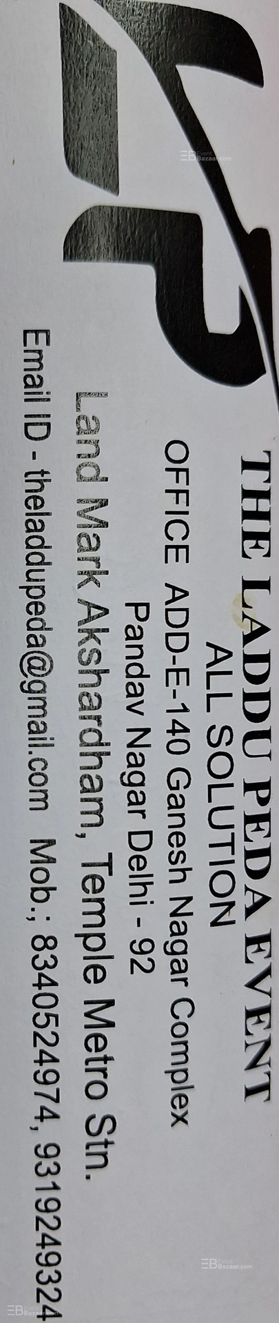 The Laddupeda Event management